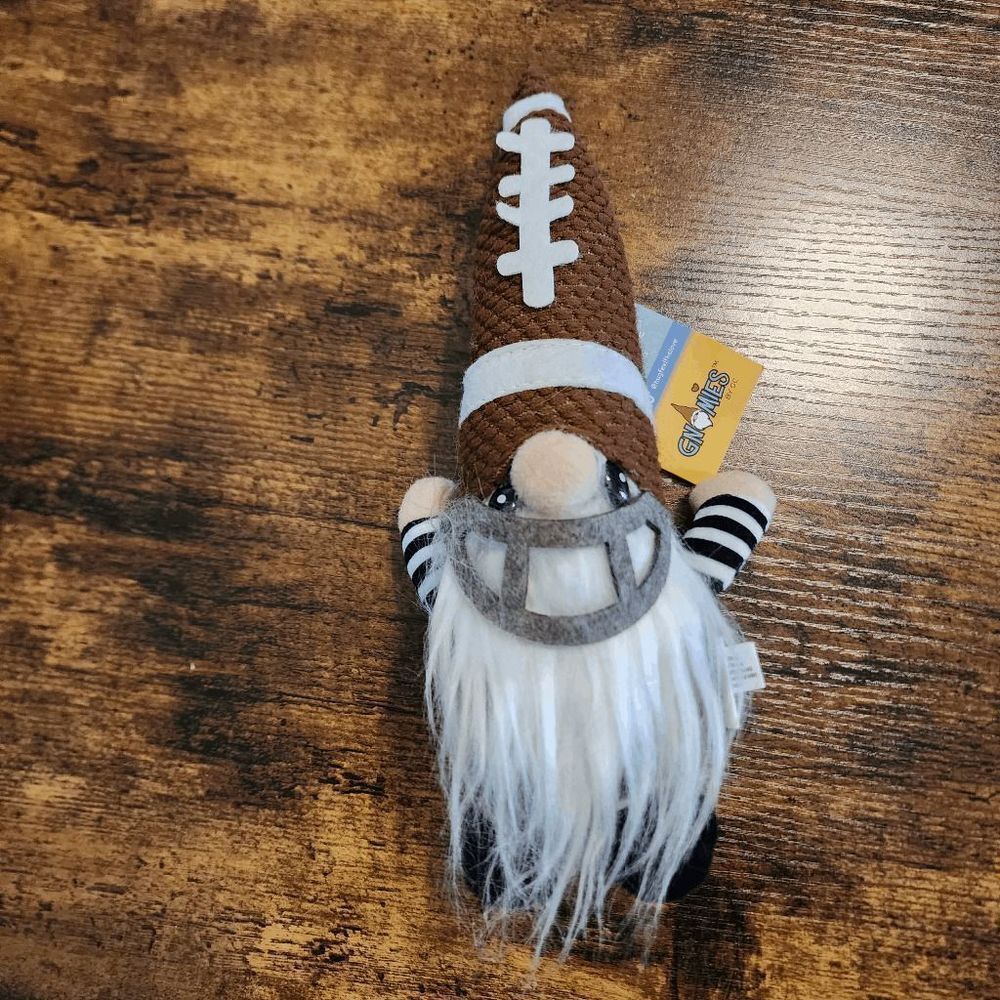 Giftcraft Gnomies Moose Football Game Day Decor